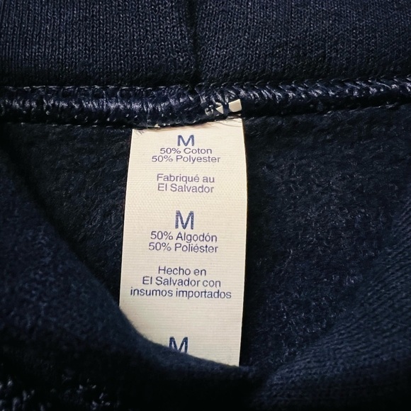 DUNKIN DONUTS MENS NAVY PULLOVER HOODIE SIZE MEDIUM - Picture 2 of 6